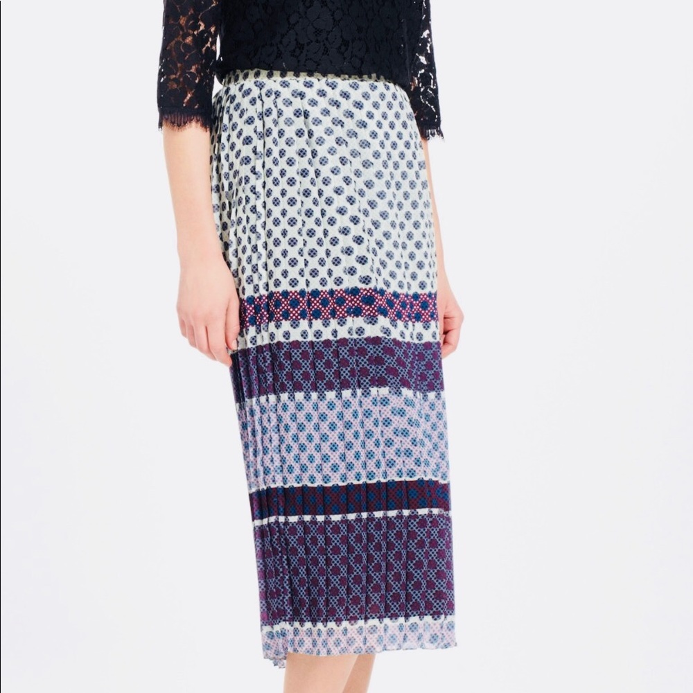Anthropologie San and Soni Skyla pleated skirt